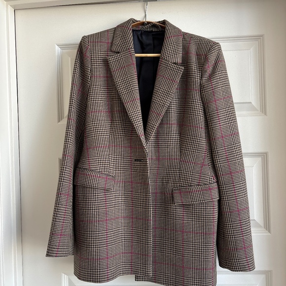 & Other Stories Jackets & Blazers - & other stories hourglass houndstooth blazer